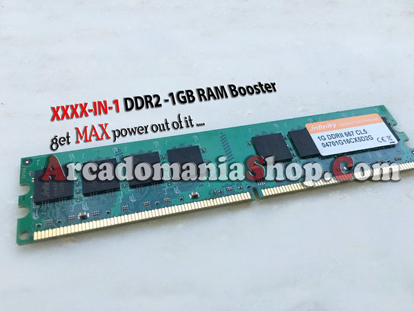 XXXX-IN-1 DDR 2 RAM 1GB.