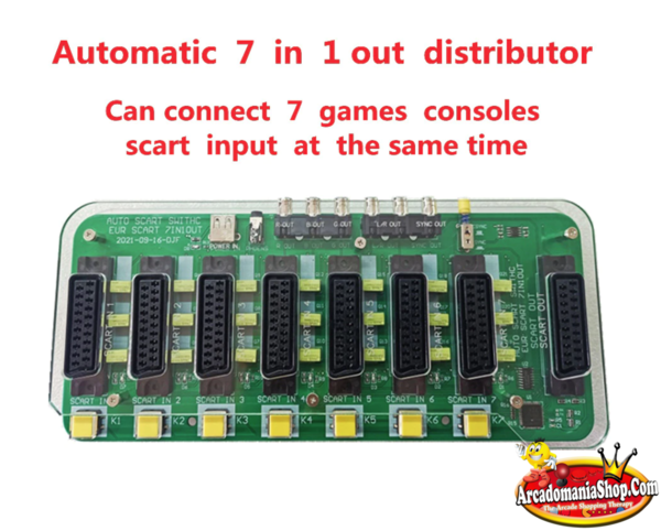 7 in 1 Retro Console Scart Switcher