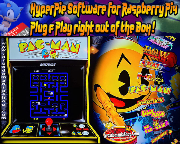 Raspberry 4 ★ HyperPie 500 GAMES Software ★ PLUG & PLAY !